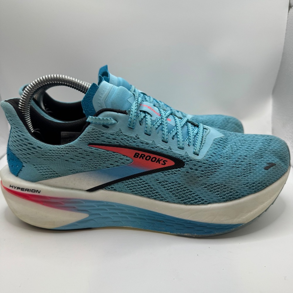 Brooks 8.5 Hyperion Max Running Shoes Womens Blue Pink 1204211B441